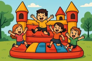 location chateau gonflable haut de france belgique Grande 2