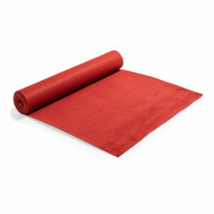 rouleau de moquette tapis rouge 1x5 m 250 g m2